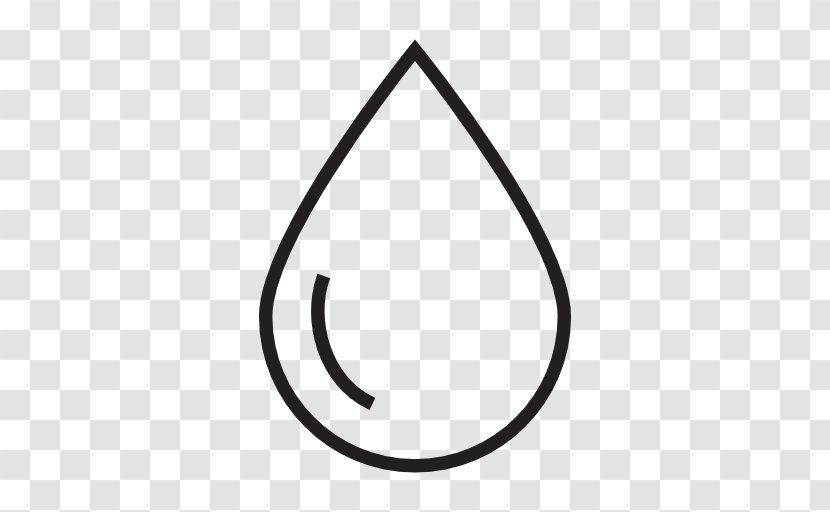 Drop Drawing Water - Black And White - Gotas De Agua Transparent PNG