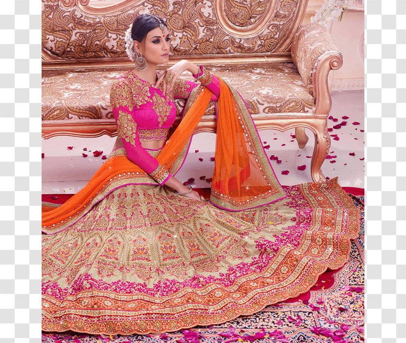 Lehenga Gagra Choli Wedding Dress - Clothing In India Transparent PNG