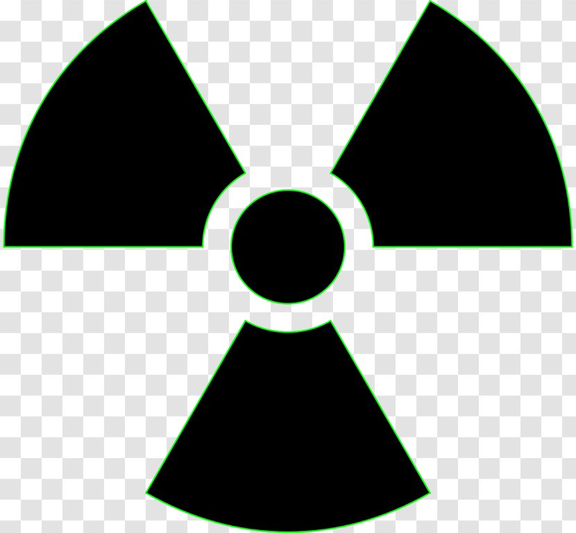 Radioactive Decay Radiation Hazard Symbol - Sticker - Nfpa Diamond Template Transparent PNG