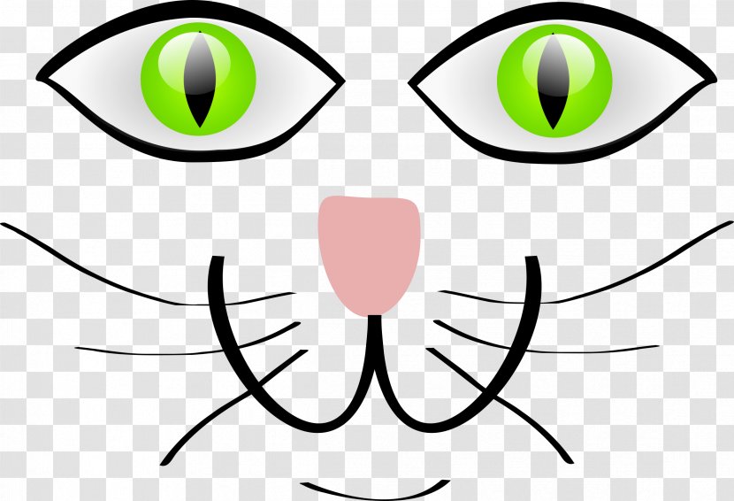 Cat Kitten Clip Art - Silhouette - Nose Transparent PNG
