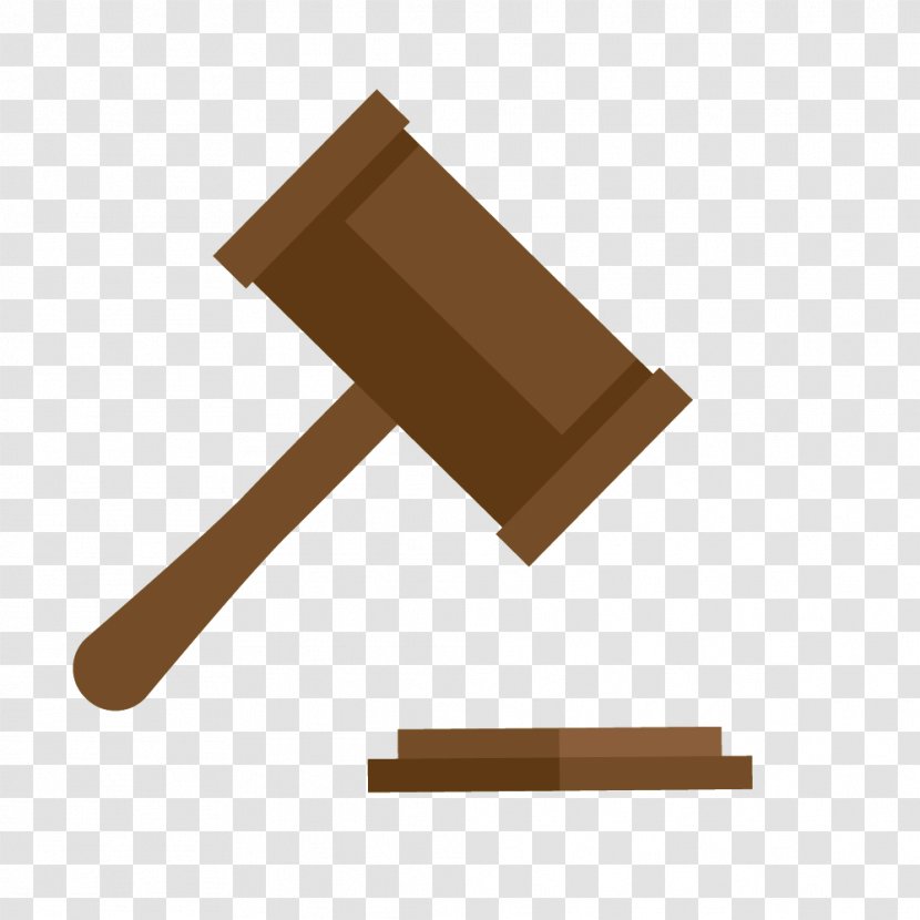Judge Gavel Lawyer Court - Trial - Stock Vector Hammer Transparent PNG