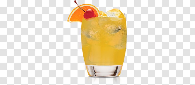 Orange Juice Punch Cocktail Rum - Non Alcoholic Beverage Transparent PNG