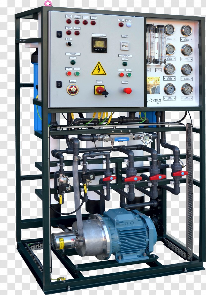 Watermaker Reverse Osmosis Machine Fresh Water - Engineering Transparent PNG