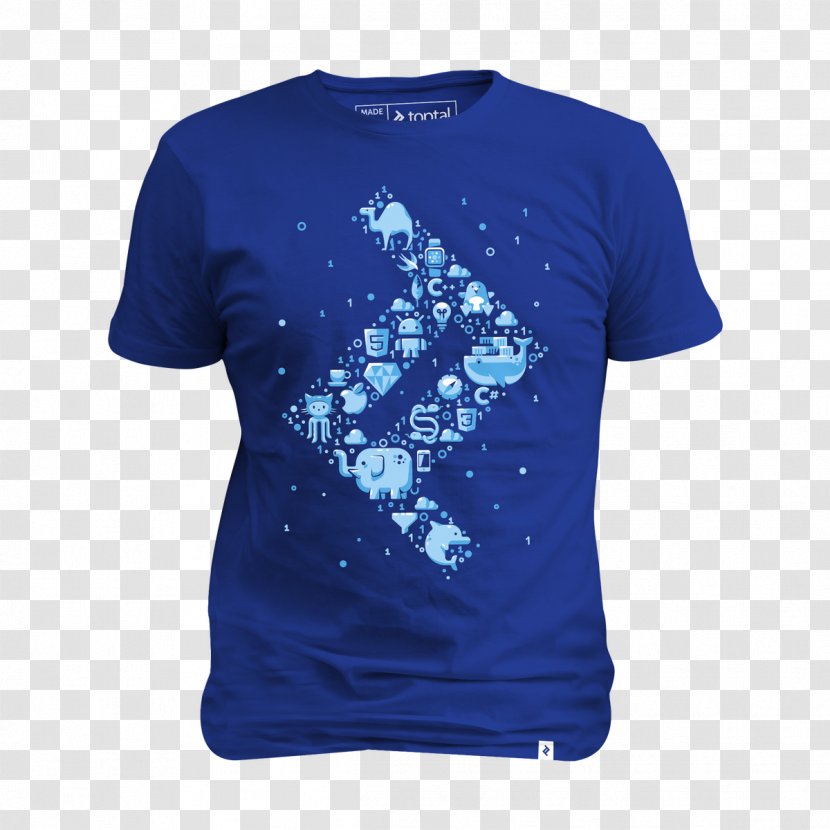 T-shirt Sleeve - Blue Transparent PNG