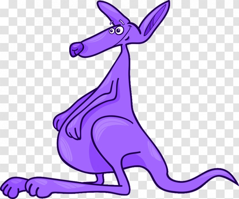 Cartoon Royalty-free - Fictional Character - Kangaroo Transparent PNG