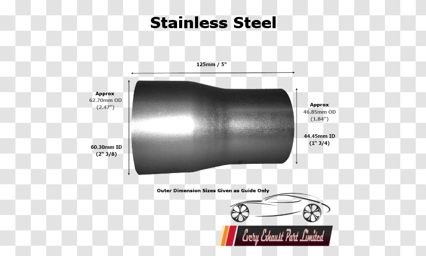 Exhaust System Car Reducer Muffler Pipe - Steel Transparent PNG