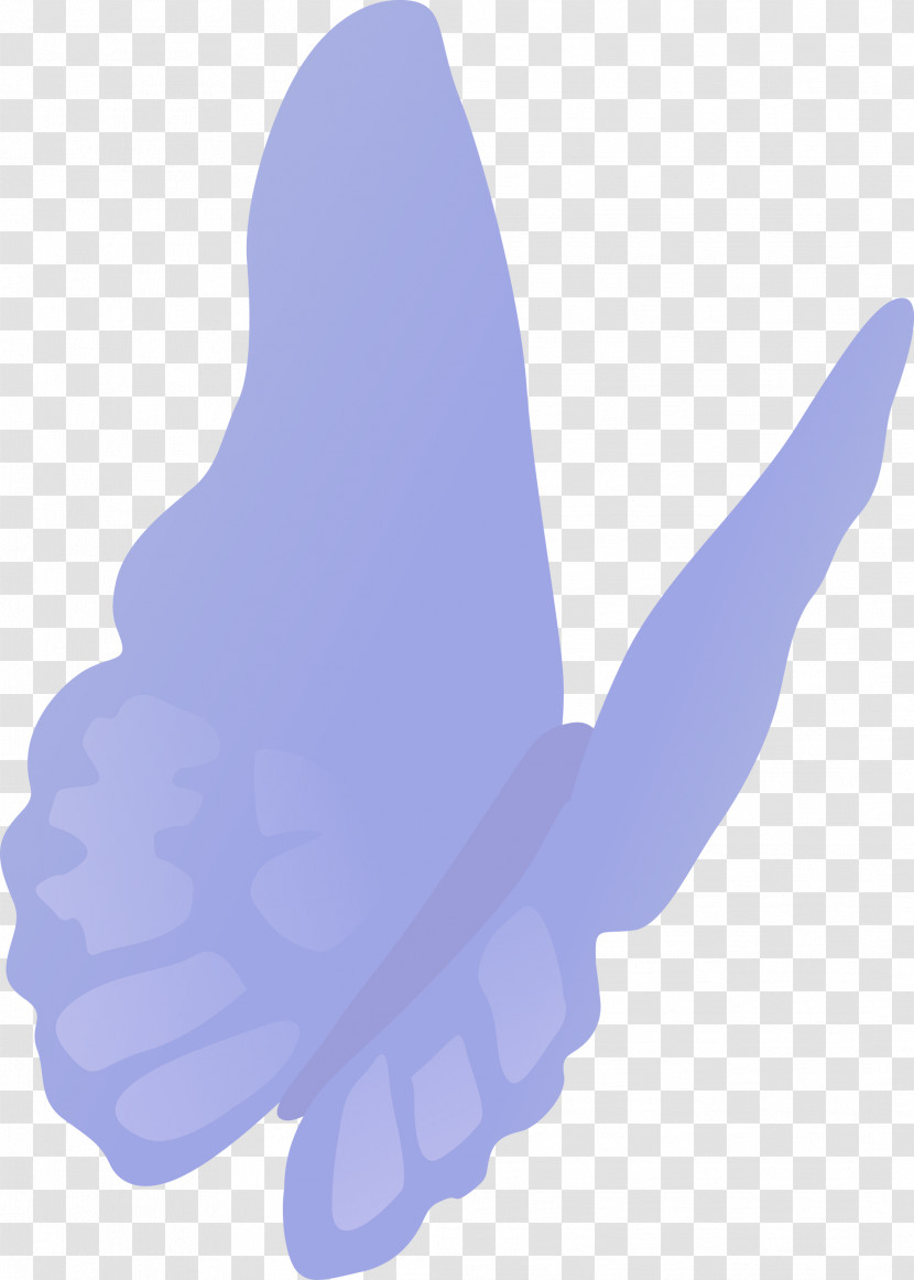 Purple Wing Violet Finger Hand Transparent PNG