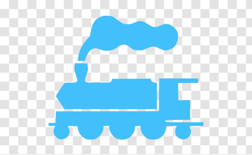 Blue Train Rail Transport Clip Art Locomotive Transparent PNG