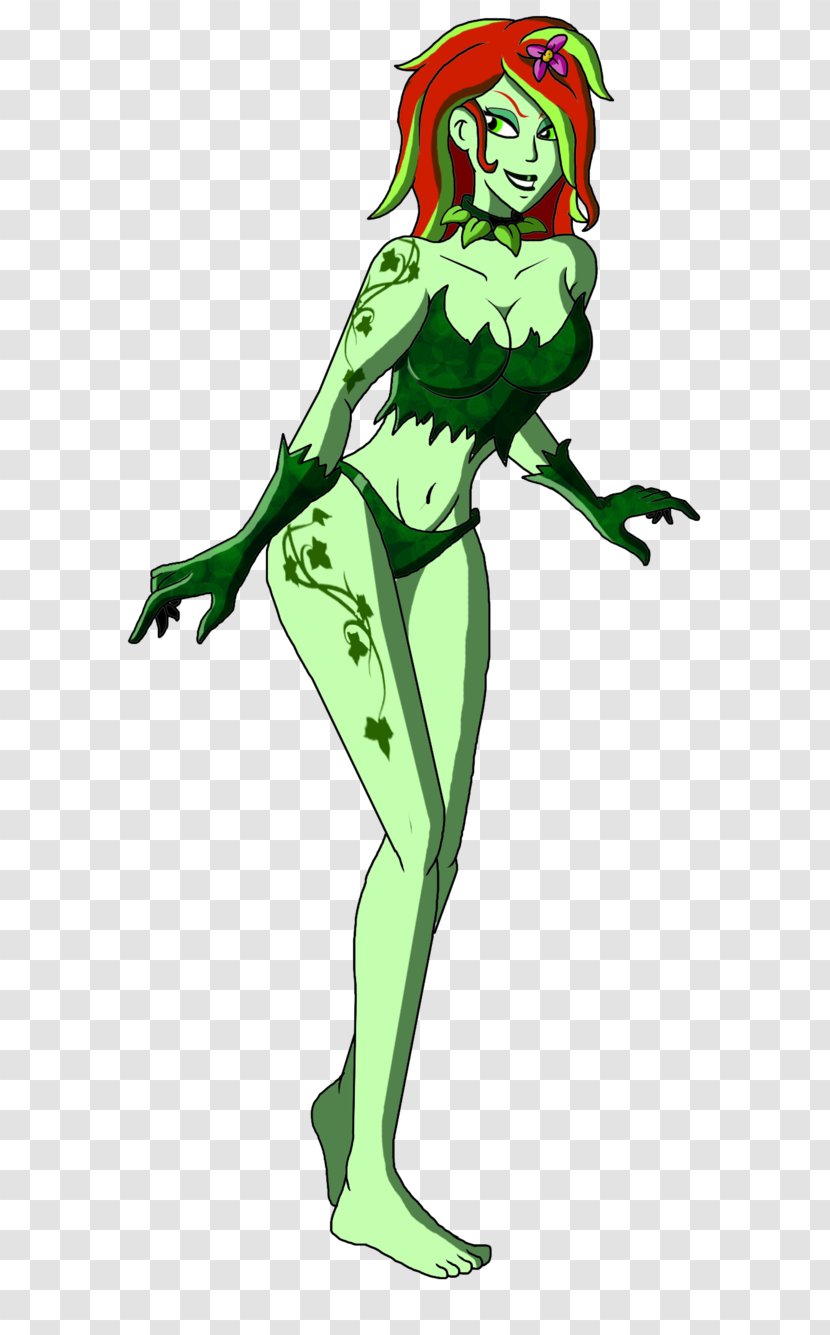 Joker Batman Clip Art Illustration - Green - Poison Ivy Transparent PNG