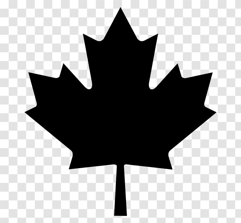 Flag Of Canada T-shirt Maple Leaf - Silhouette Transparent PNG