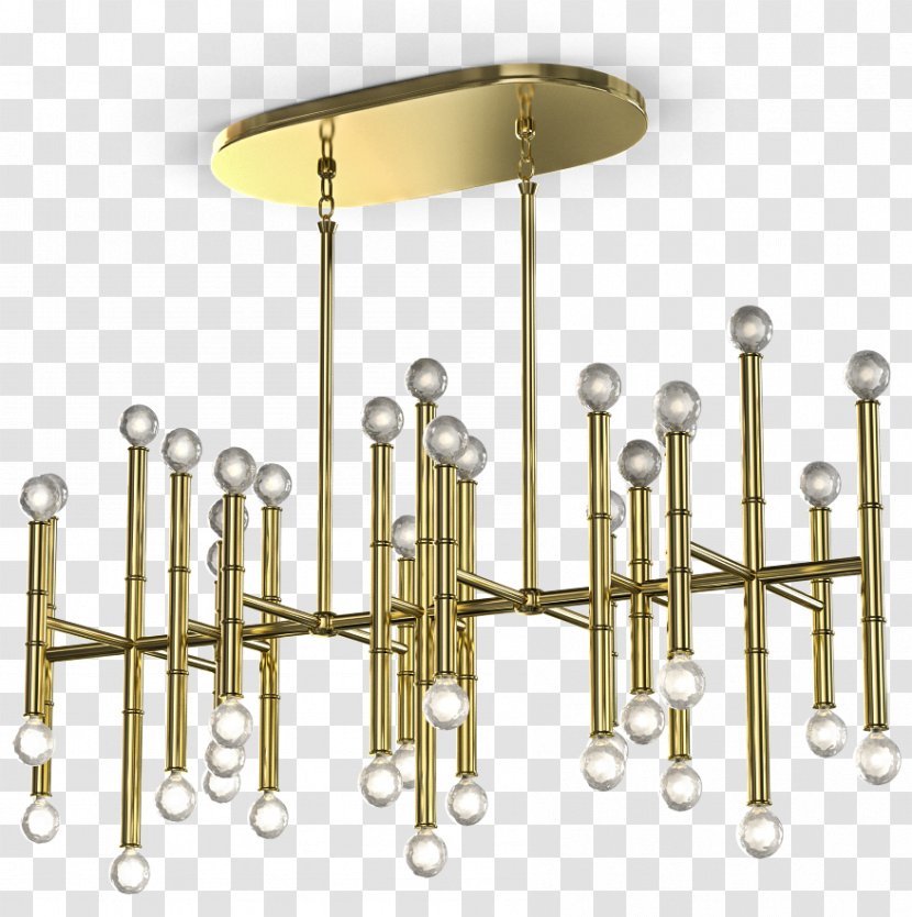 Chandelier Rectangle Brass UVW Mapping Information - Silhouette - Simple Transparent PNG