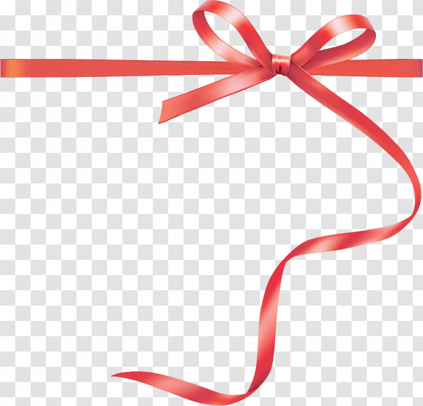 Ribbon Red Gift Wrapping Polkagris Present Transparent PNG