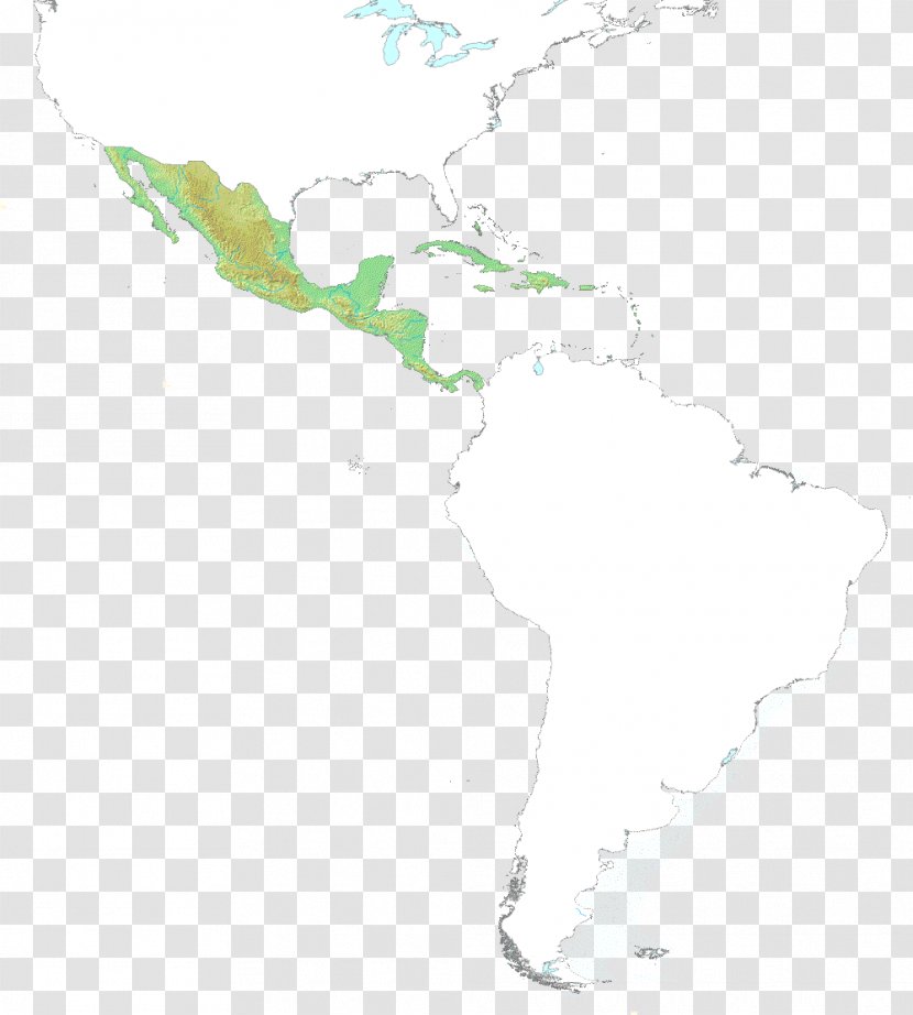 Latin America South United States Central Caribbean - Area Transparent PNG