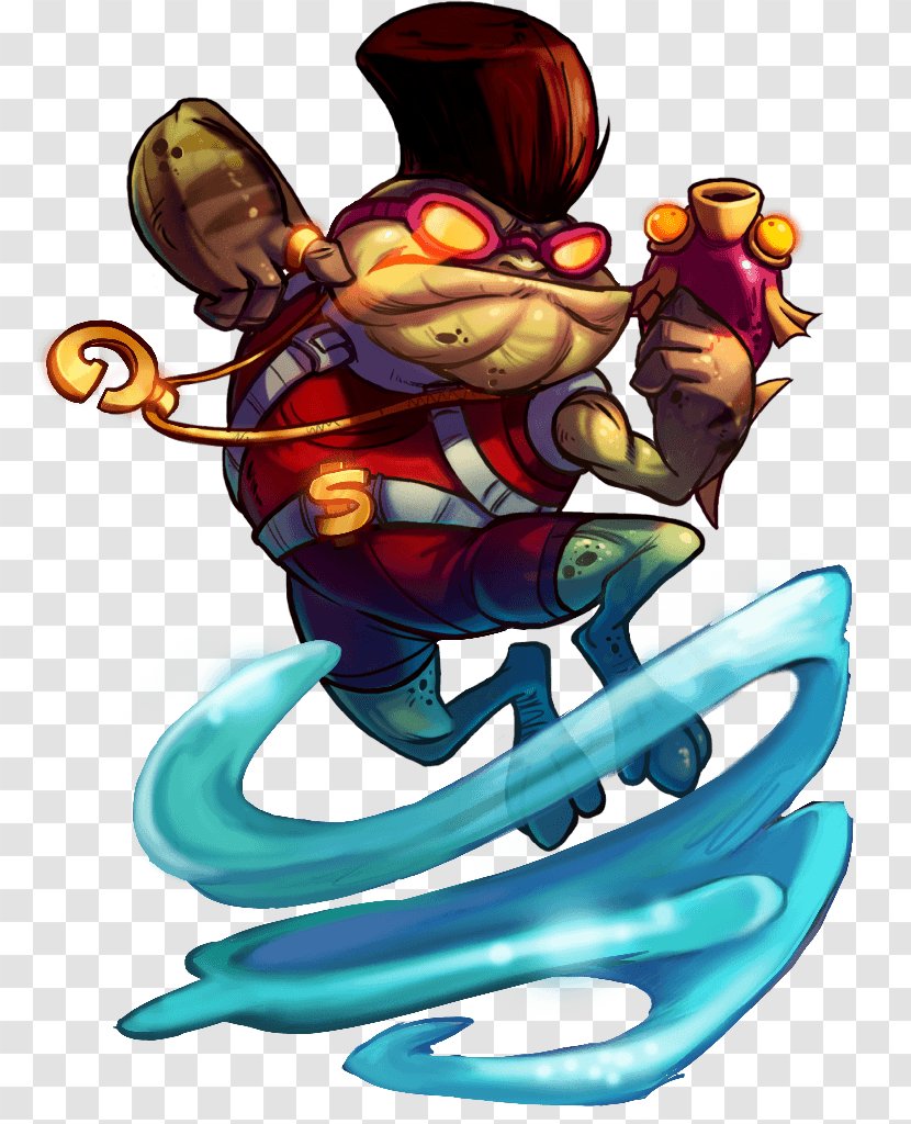 Awesomenauts Wikia Video Games PlayStation 4 - Vertebrate - Characters Transparent PNG