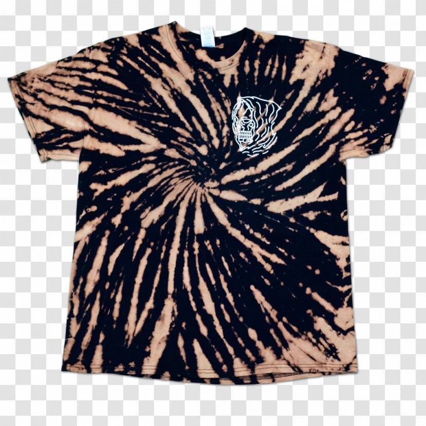 T-shirt Dye Neck Black M Transparent PNG
