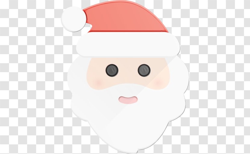 Santa Claus - Facial Hair - Beard Smile Transparent PNG