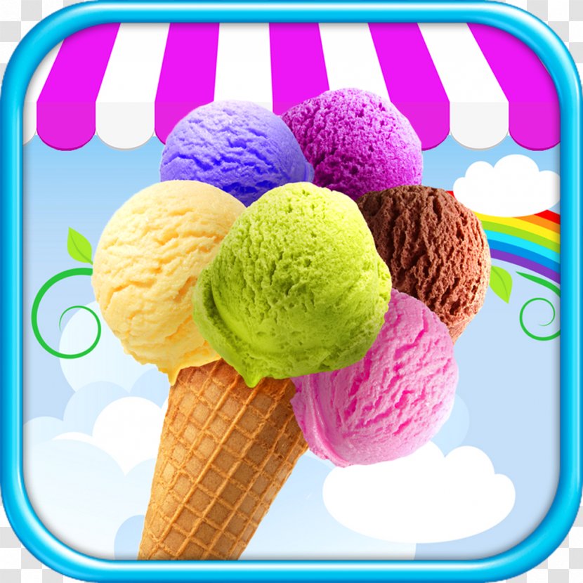 Ice Cream Cones Snow Cone Sundae - Vanilla - Bubble Gum Transparent PNG