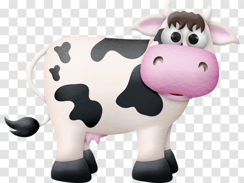 Dairy Cattle Farm Clip Art - Like Mammal - Cute Cow Transparent PNG