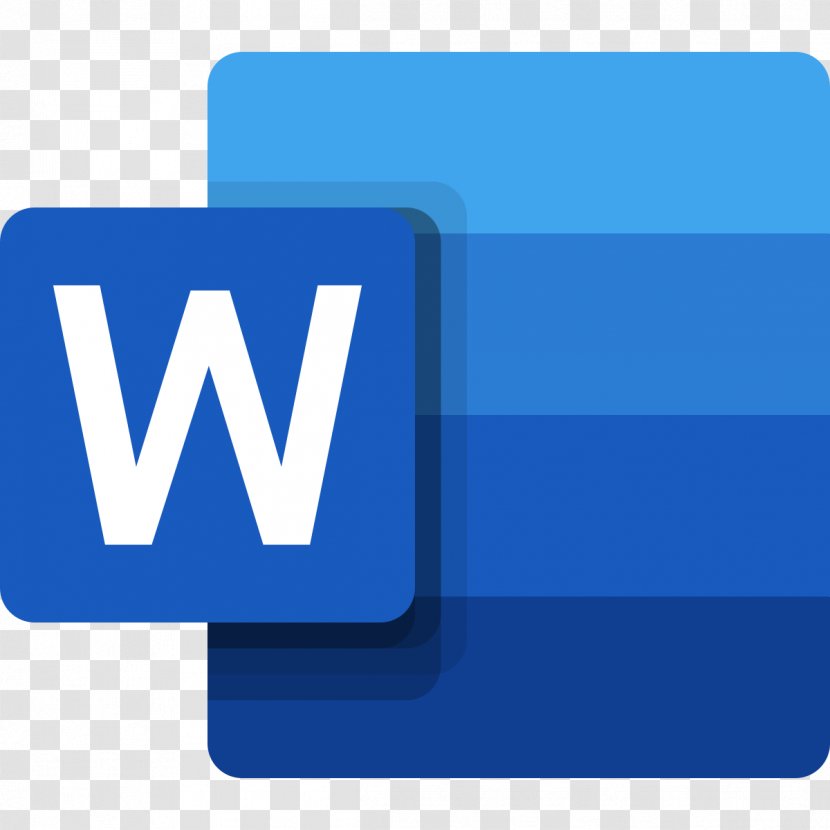 Microsoft Word Office Corporation Application Software 365 - Rectangle - Windows 10 Logo 81 Transparent PNG