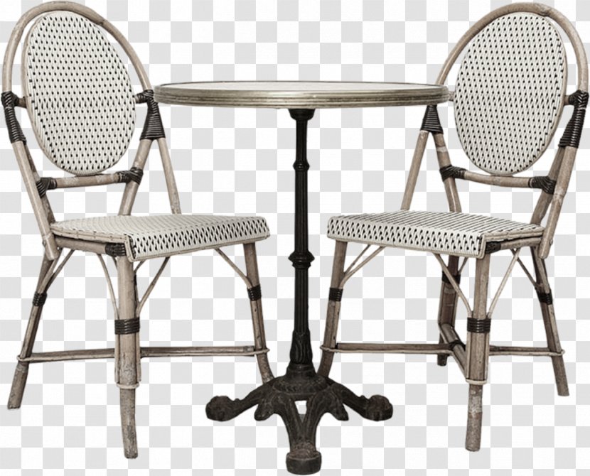 Table Bistro Cafe French Cuisine No. 14 Chair - Outdoor Furniture Transparent PNG