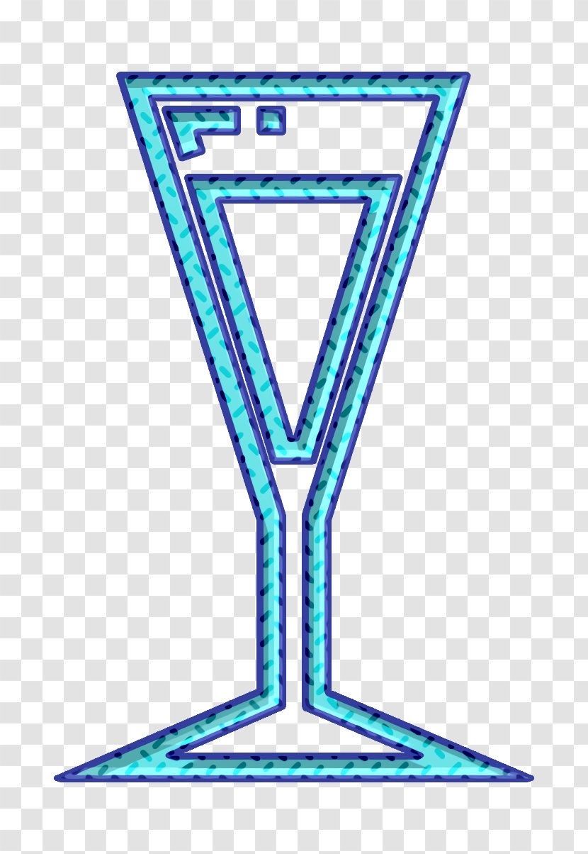 Beverage Icon Champagne Drink - Drinkware - Electric Blue Transparent PNG