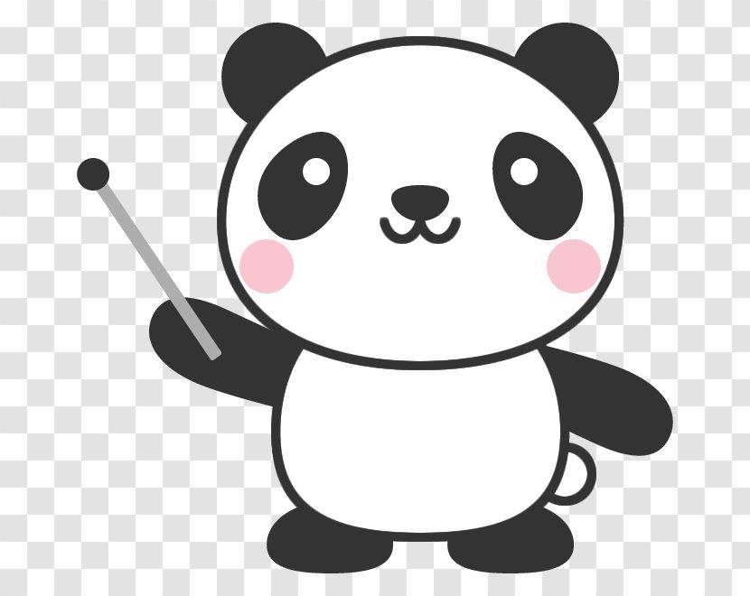 Giant Panda Ueno Zoo Illustrator 所沢航空記念公園・野外ステージ - Bear - Pandas Transparent PNG