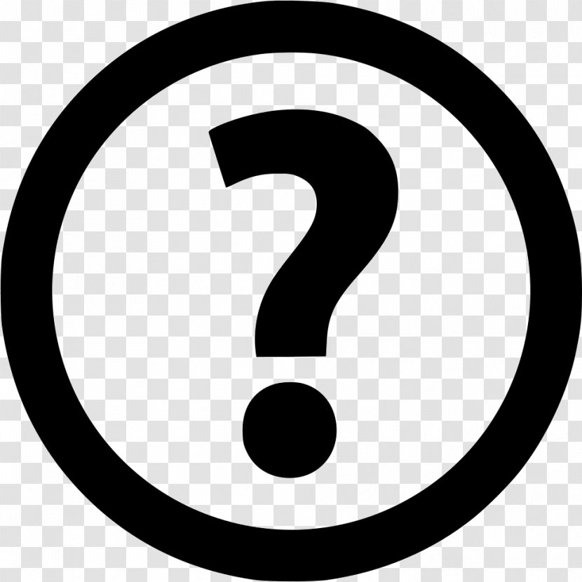 Question Mark - Symbol - Trademark Transparent PNG