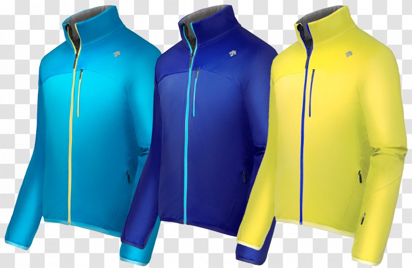 DAVID Harrachov Sport Ltd. Jacket Softshell Polar Fleece Descente - Electric Blue - Shell Transparent PNG