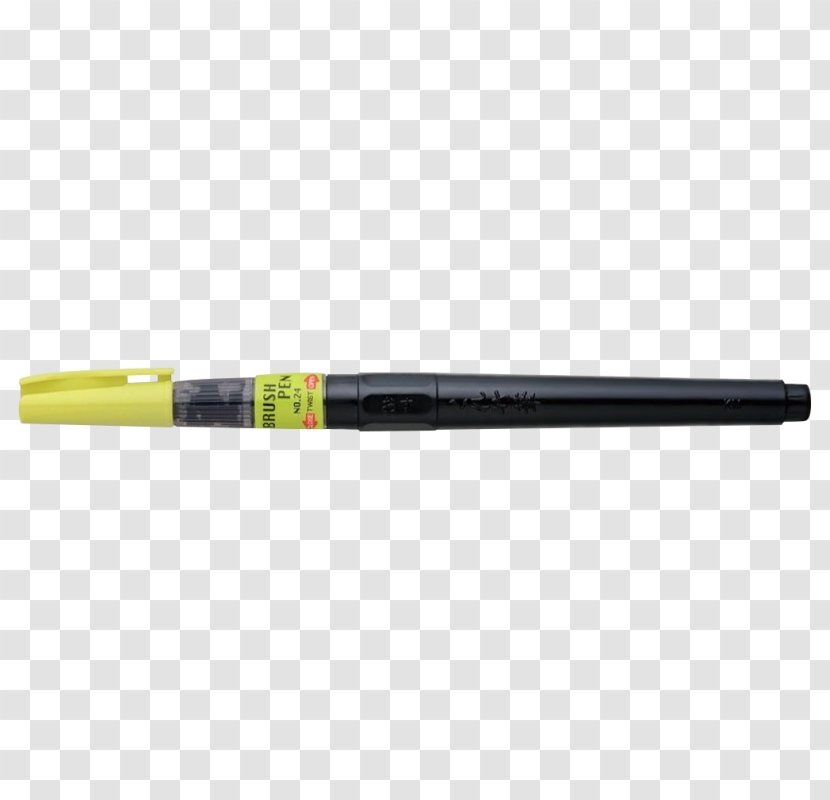 Marker Pen Paint Brushes Paper Ink Pigment - Fudepen Transparent PNG