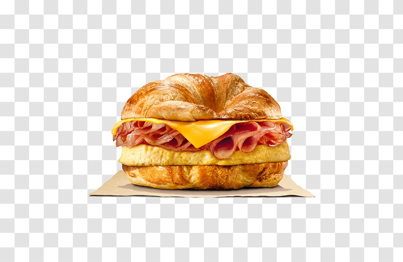 Breakfast Sandwich Ham And Cheese Whopper Hamburger Transparent PNG