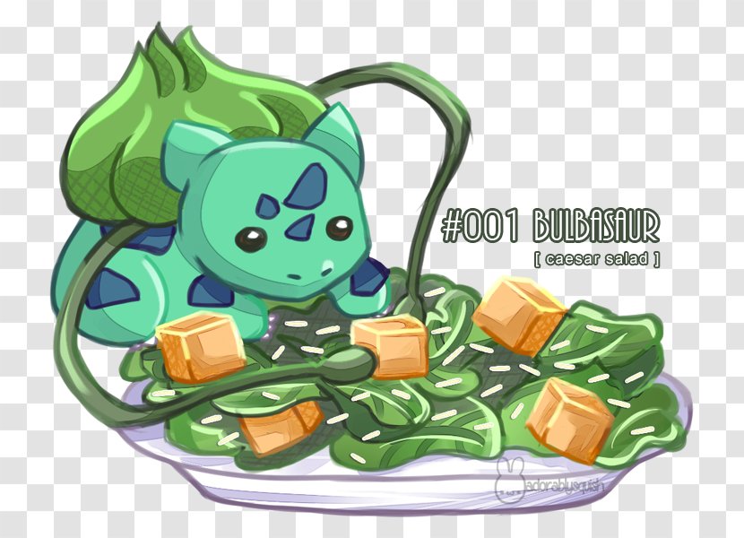 Pokémon Sun And Moon Caesar Salad GO Art Academy Bulbasaur - Venusaur - Pokemon Go Transparent PNG