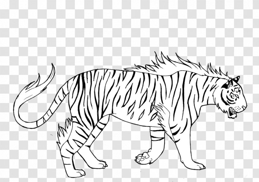 Tiger Lion Cat Whiskers Clip Art - Wildlife Transparent PNG