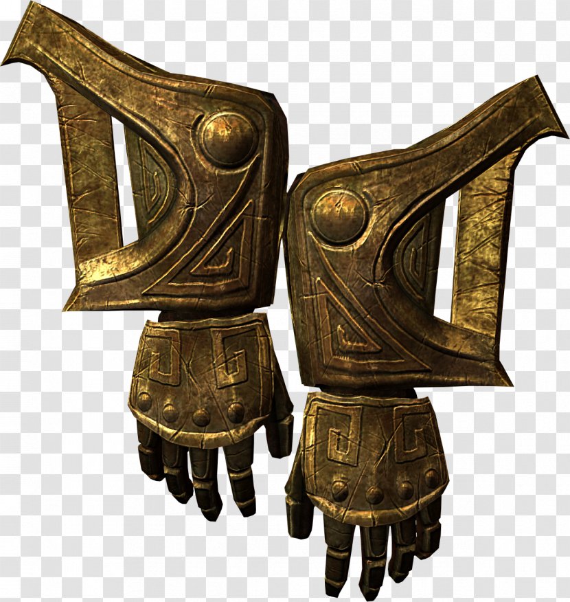 The Elder Scrolls V: Skyrim Oblivion III: Morrowind Minecraft Gauntlet - Armour Transparent PNG