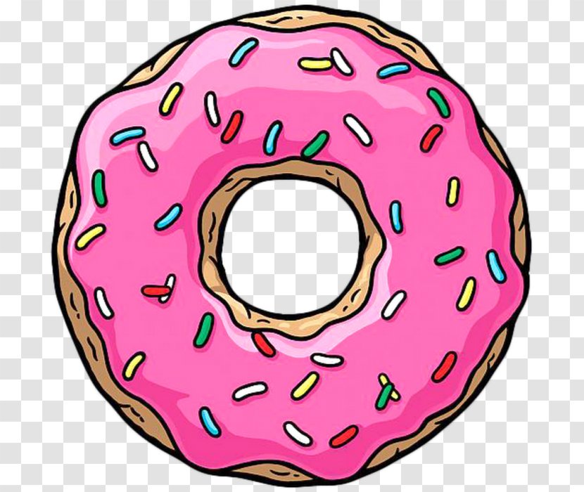 Donuts Coffee And Doughnuts Gelatin Dessert Frosting & Icing Bakery - Dunkin - Simpsons Transparent PNG