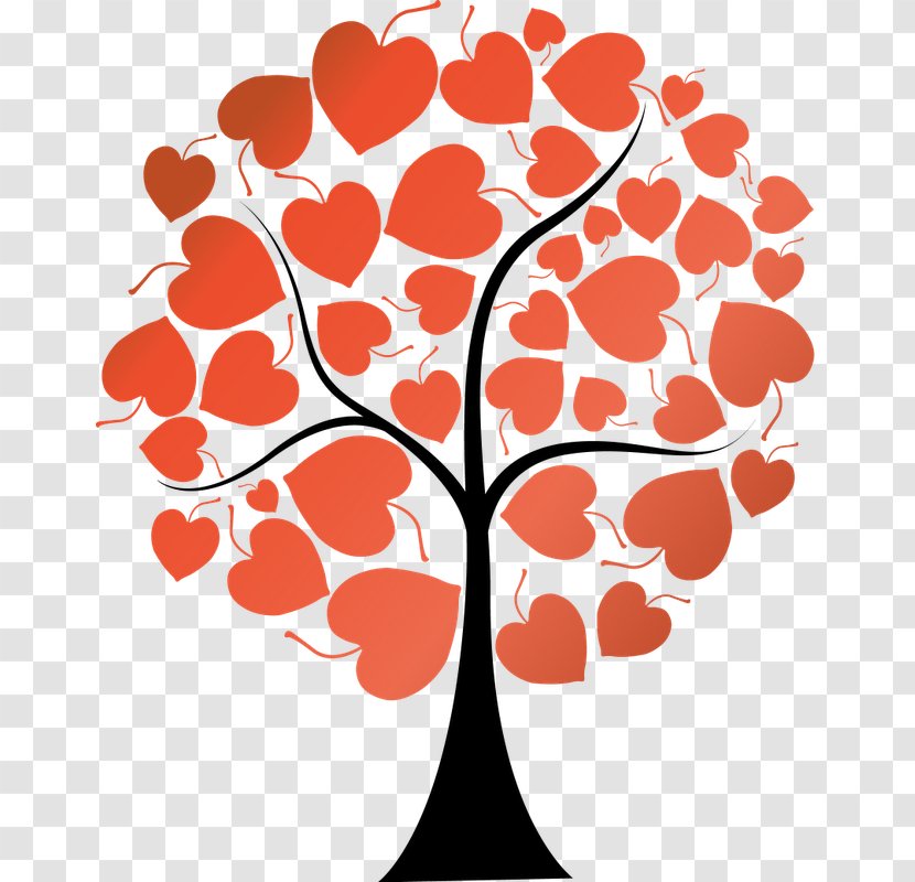 Drawing Tree - Red Transparent PNG