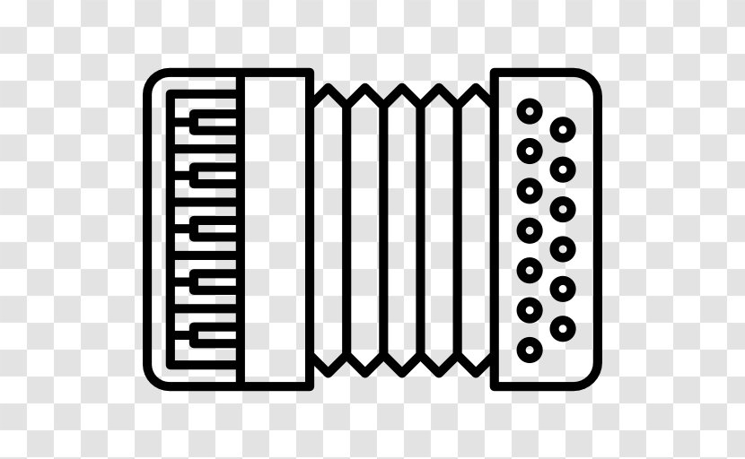 Musical Instruments Free Reed Aerophone Diatonic Button Accordion - Silhouette Transparent PNG
