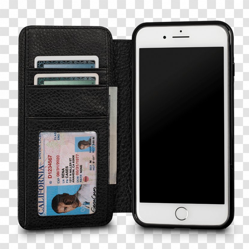 Apple IPhone 7 Plus 8 X Amazon.com Wallet - Communication Device - Leather Book Transparent PNG