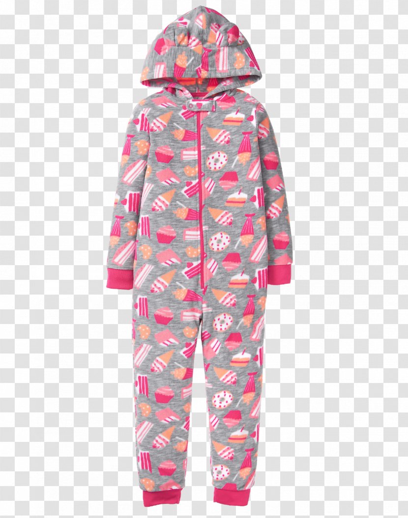 Sladkusik Pajamas Boilersuit Outerwear Hood - Pink Transparent PNG