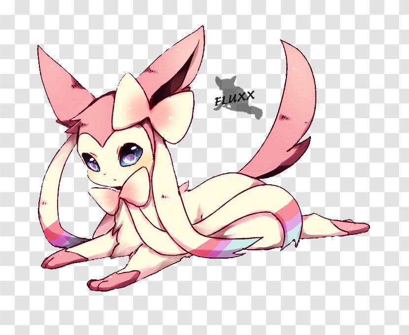 Pokémon X And Y Sylveon Eevee Drawing - Cartoon - Pokemon Transparent PNG