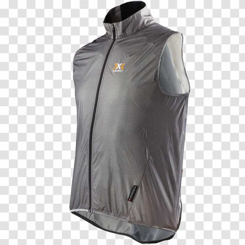 Gilets T-shirt Clothing Sleeve Running - Triathlon Transparent PNG