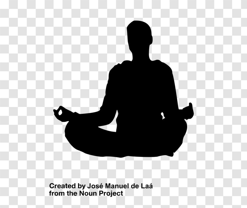 Self-healing Meditation Therapy Research - Black - Yoga ICON Transparent PNG