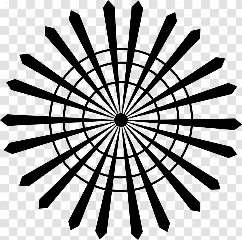 Spiral Shape Circle - Black And White Transparent PNG