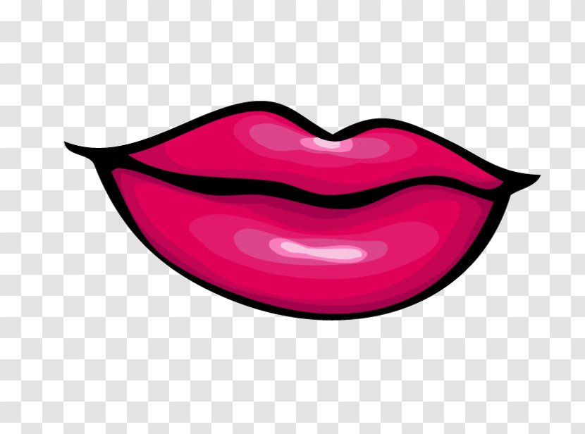 Clip Art Lips Vector Graphics Openclipart Free Content - Royaltyfree - Beauty Mark Transparent Transparent PNG