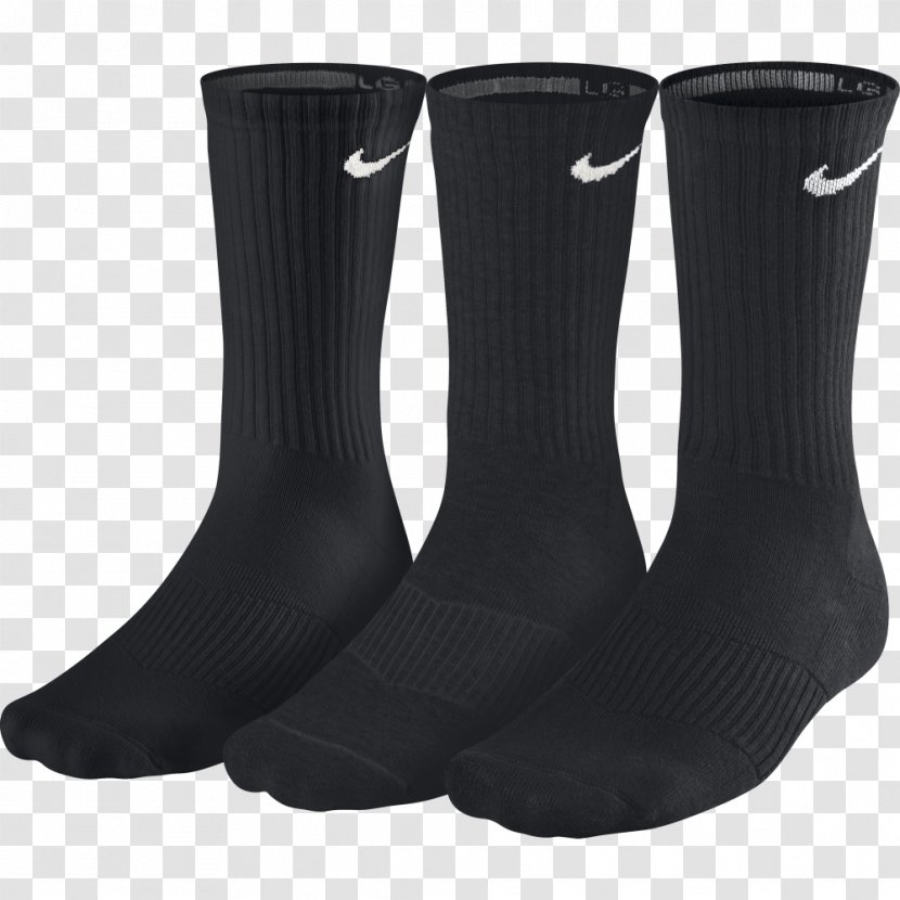 Crew Sock Dry Fit Nike Adidas - Clothing - Socks Transparent PNG