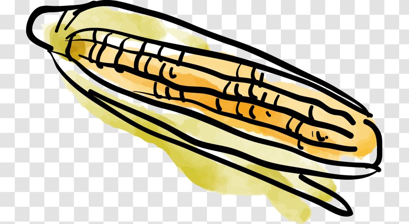 Cornbread Corn Flakes Maize - Kernel - Hand-painted Vegetable Elements Transparent PNG