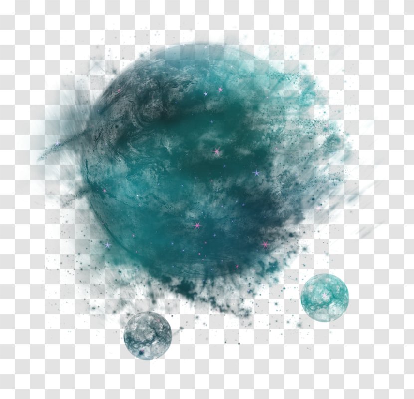 Desktop Wallpaper Texture Mapping Computer Planet - Turquoise - Galaxy Transparent PNG