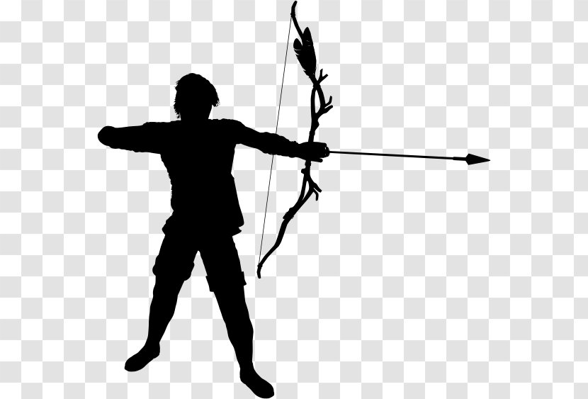 Silhouette Archery Clip Art - Outdoor Recreation Transparent PNG