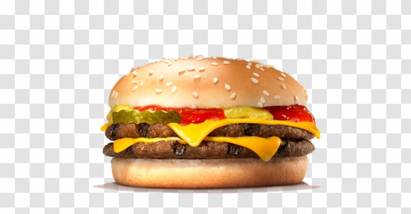 Cheeseburger Whopper Hamburger Big King Chicken Sandwich - Slider - Burger Transparent PNG