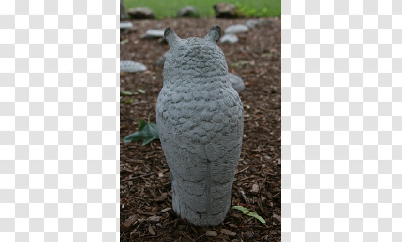 Owl Concrete Sculpture Statue Cast Stone - Cement Transparent PNG