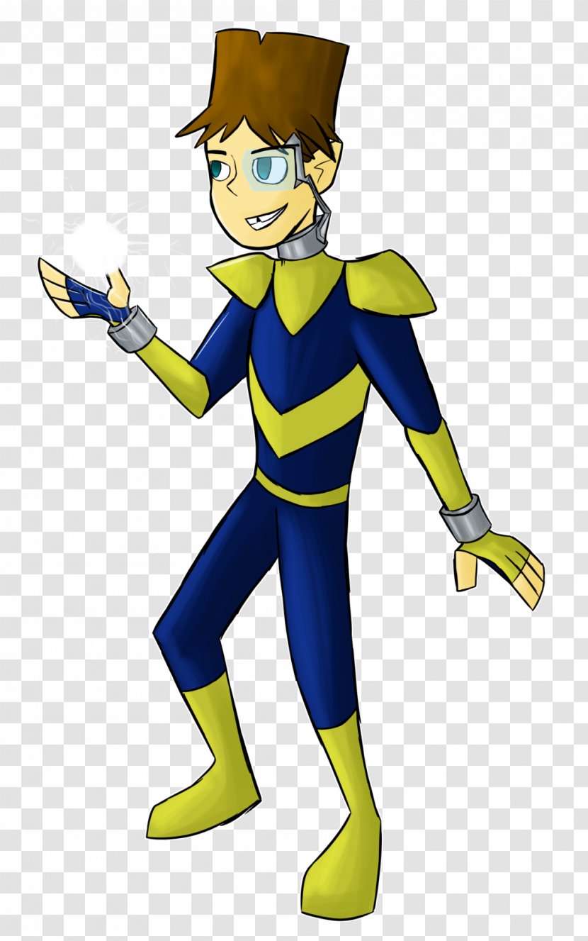 DeviantArt Superhero - Total Drama - Super Saiyan Electricity Transparent PNG